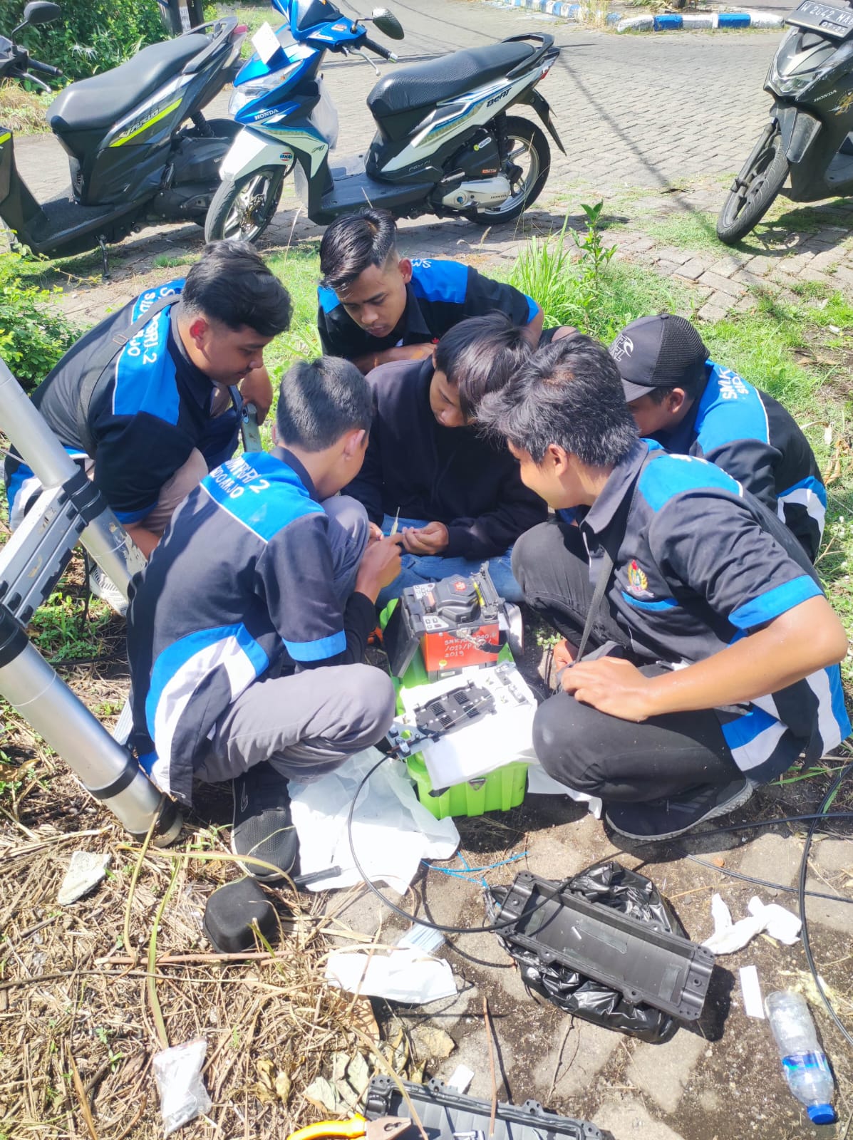 Pengukuran menggunakan OTDR